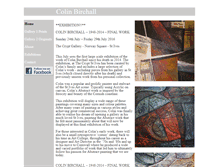 Tablet Screenshot of colinbirchallgallery.co.uk